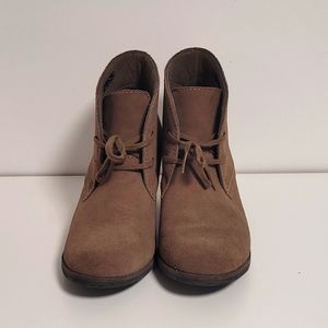 Clarks leather suede boots